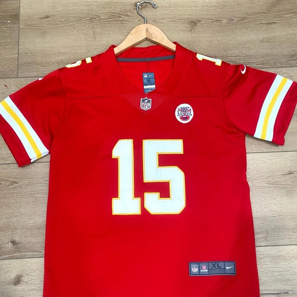 NIKE NFL Kansas City Chiefs Patrick Mahomes Game Red Jersey Stitched Boys XL
